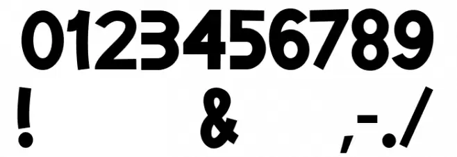 Go Bear Font OTHER CHARS