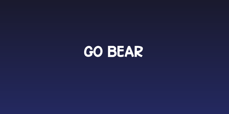 Go Bear Social Header