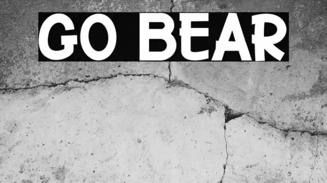 Go Bear Font examples