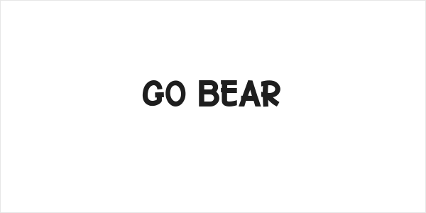 Go Bear Logo
