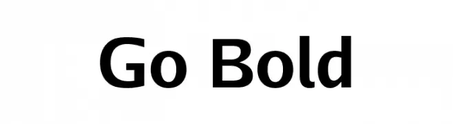 Go Bold  Frei Schriftart Herunterladen