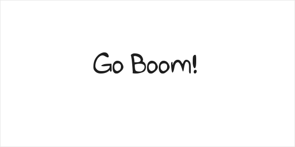 Go Boom! Logo