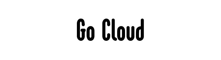 Go Cloud Font