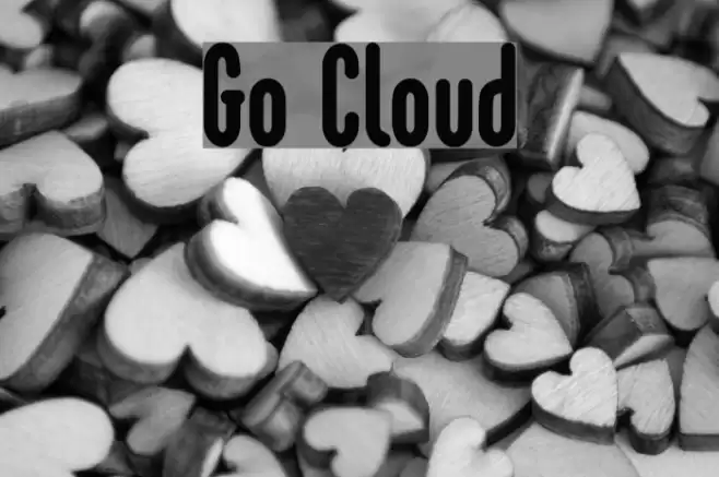 Go Cloud Font examples