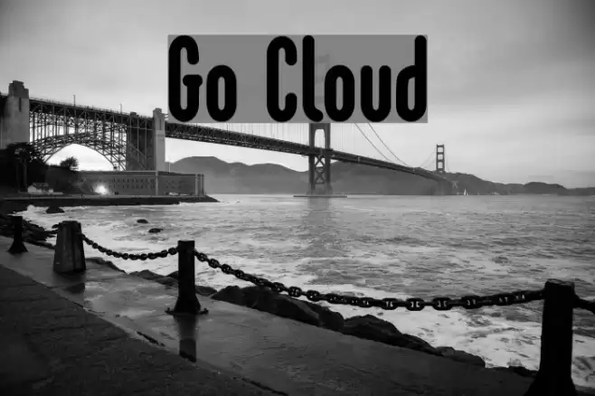 Go Cloud Font examples