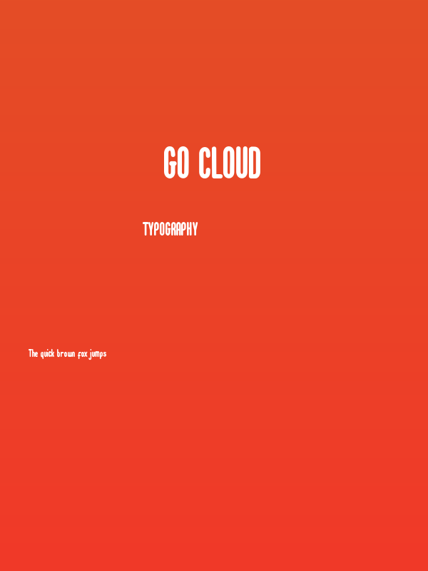 Go Cloud Poster