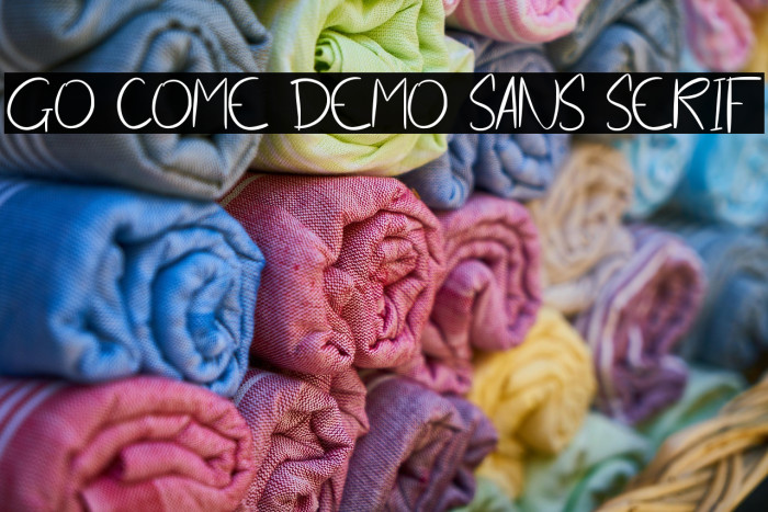 Go Come Demo Sans Serif Example 3