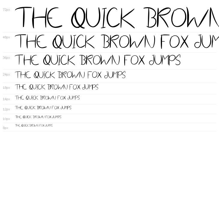 Go Come Demo Sans Serif Waterfall