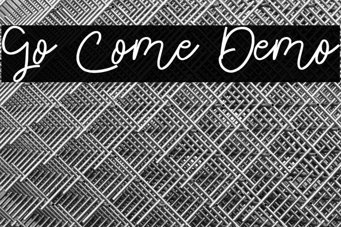 Go Come Demo Example 3