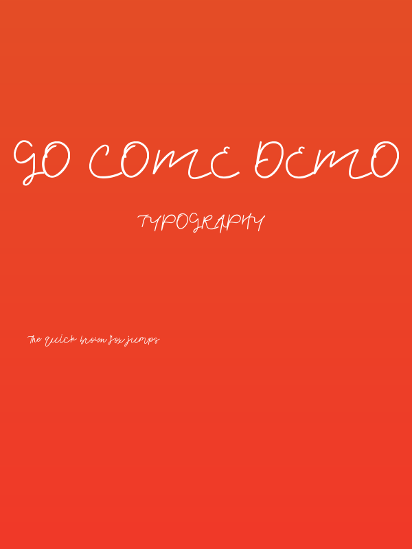 Go Come Demo Poster