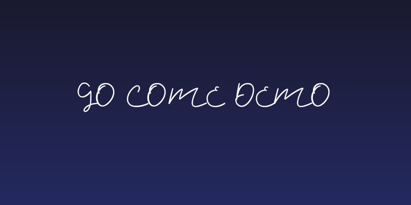 Go Come Demo Social Header