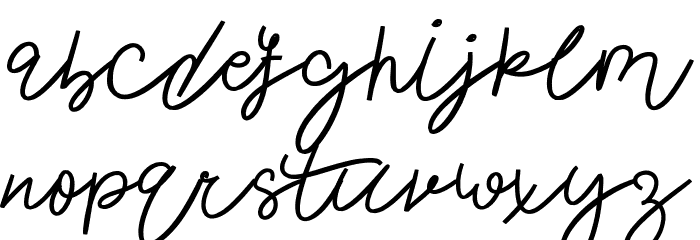 Go Come Demo Font LOWERCASE