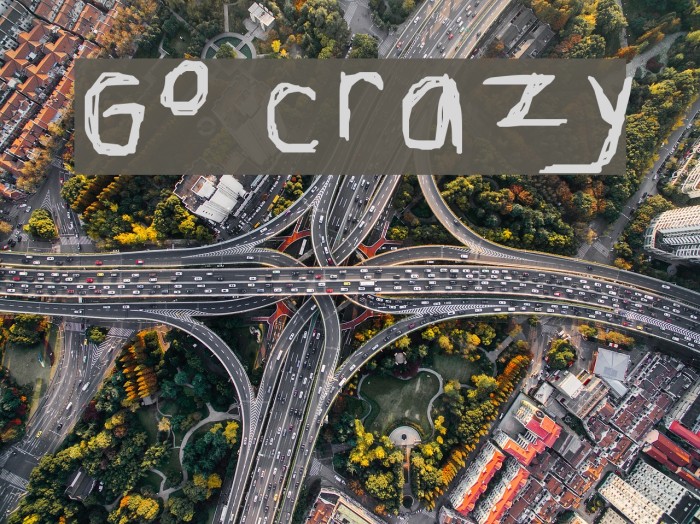 Go Crazy Font examples