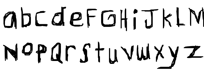 Go Crazy Font LOWERCASE