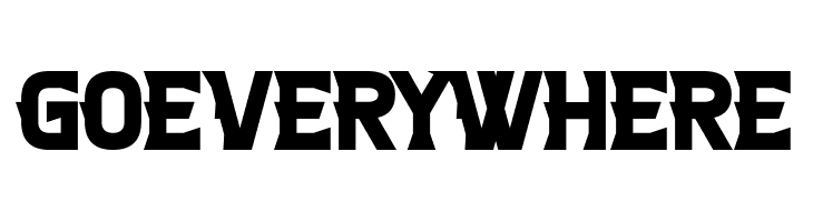 Go Everywhere  font caratteri gratis