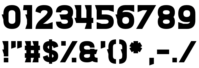 Go Everywhere Font OTHER CHARS