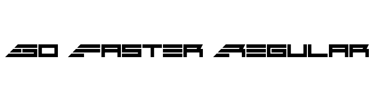 Go Faster Regular  Free Fonts Download