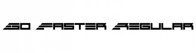Go Faster Regular  baixar fontes gratis