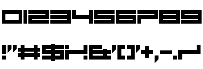 Go Faster Regular Font OTHER CHARS