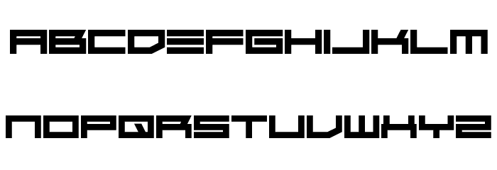 Go Faster Regular Font LOWERCASE