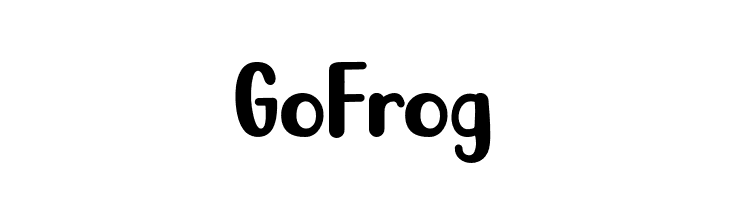 Go Frog  font caratteri gratis
