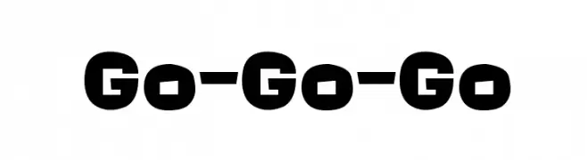 Go-Go-Go  baixar fontes gratis