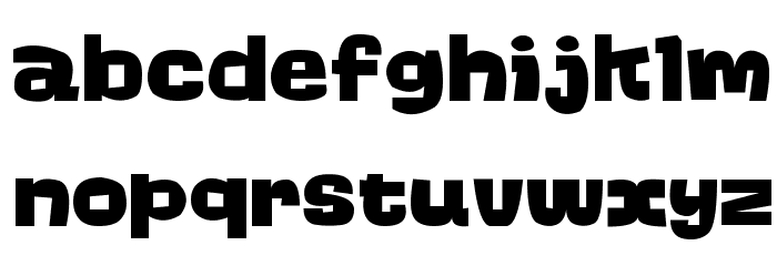 Go-Go-Go Font LOWERCASE