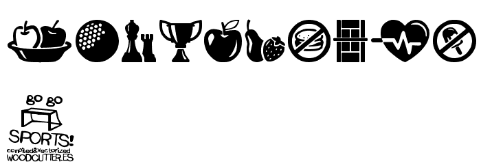 Go Go Sports Font OTHER CHARS