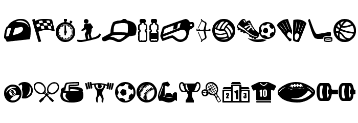 Go Go Sports Font LOWERCASE