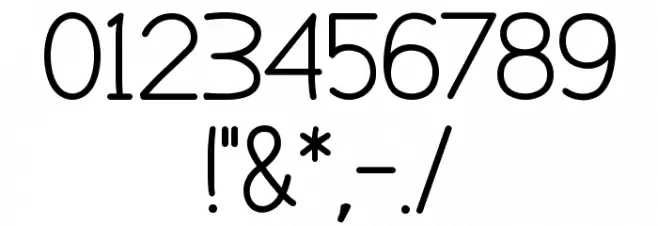 Go Jackie Font OTHER CHARS