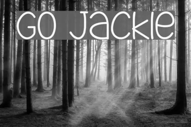 Go Jackie Font examples