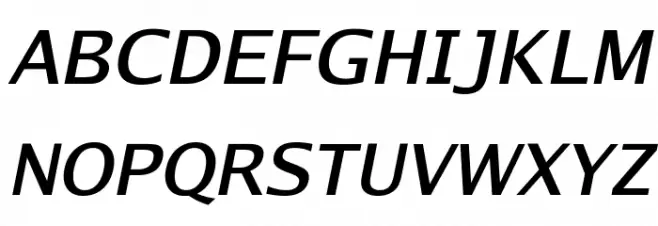 Go Medium Italic Font Litere mari