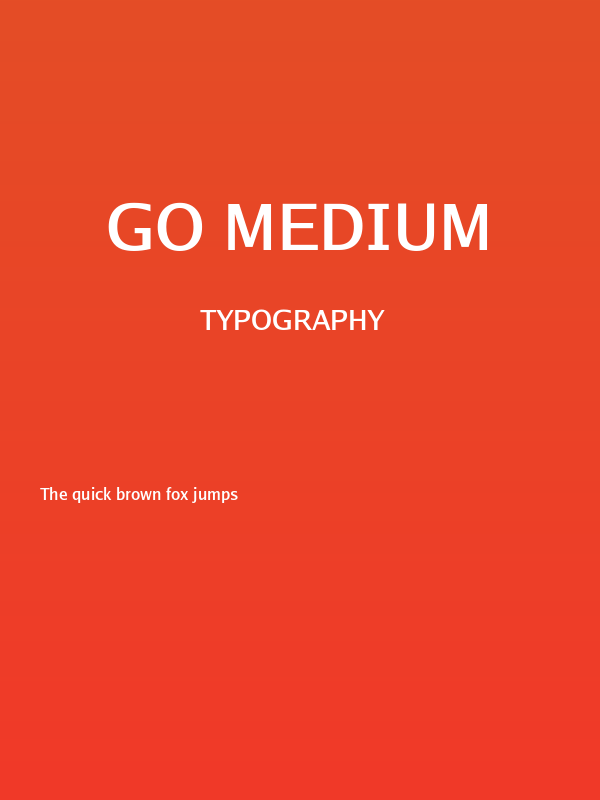 Go Medium Poster