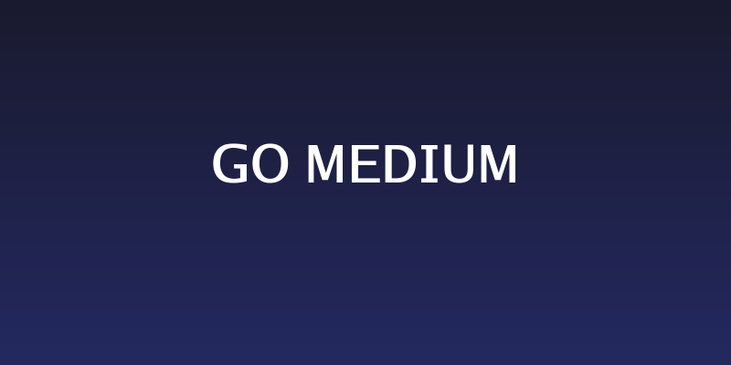 Go Medium Social Header