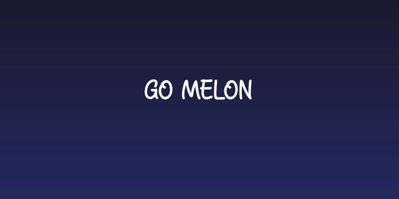 Go Melon Social Header