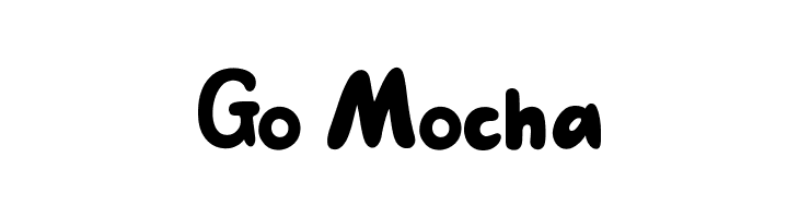 Go Mocha  font caratteri gratis