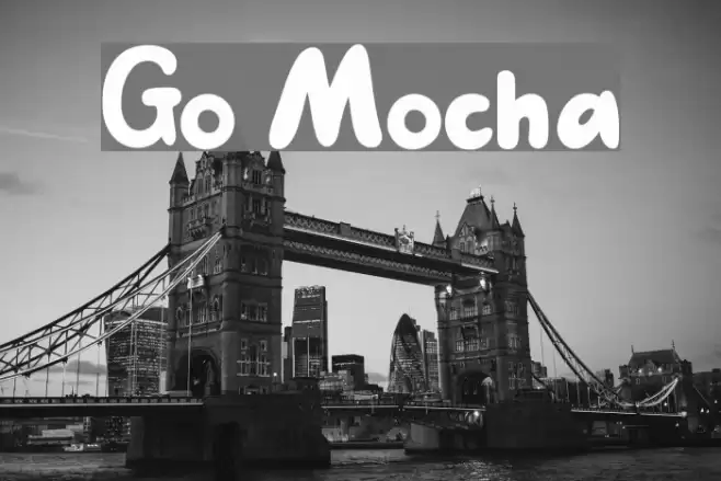 Go Mocha Font examples