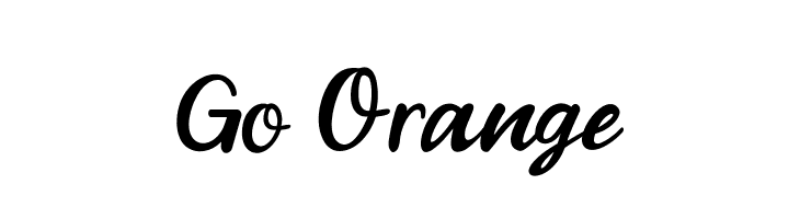 Go Orange  baixar fontes gratis