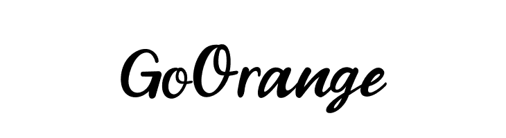 Go Orange  नि: शुल्क फ़ॉन्ट्स डाउनलोड