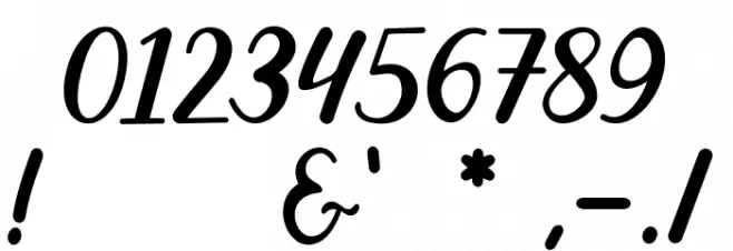 Go Orange Font OTHER CHARS