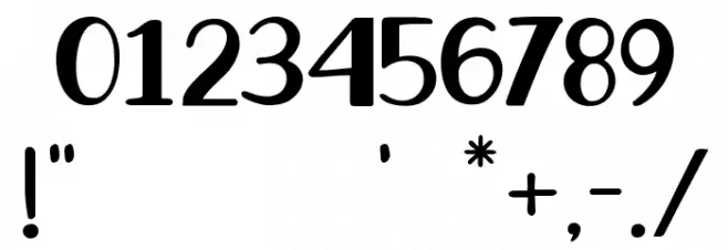 Go Panda Font OTHER CHARS