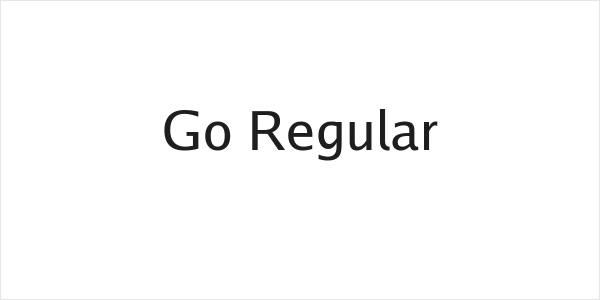 Go Regular Logo