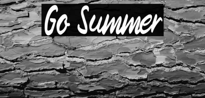 Go Summer Font examples