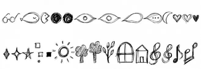 Go around the books 2022 symbol Font LOWERCASE