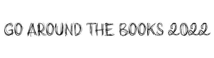 Go around the books 2022  フリーフォントのダウンロード