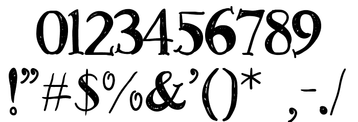 GoDoodlingFont Font OTHER CHARS