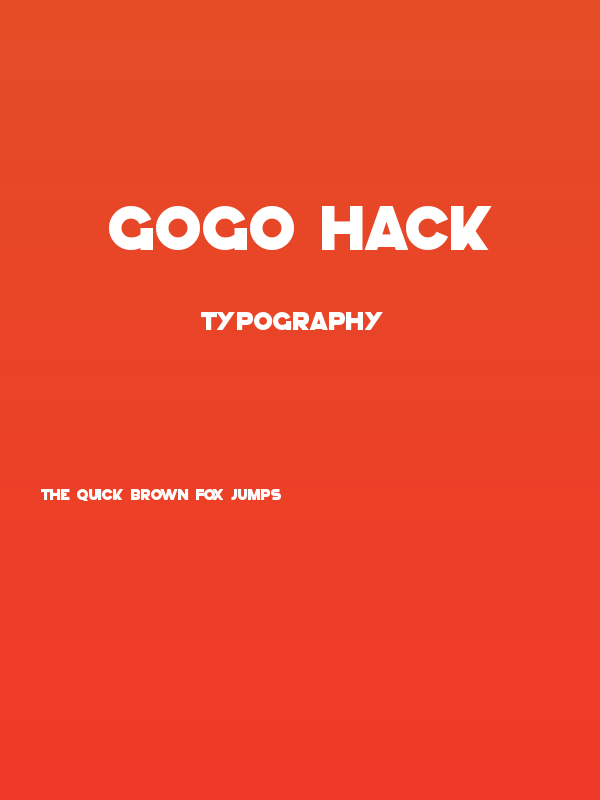 GoGo Hack Poster