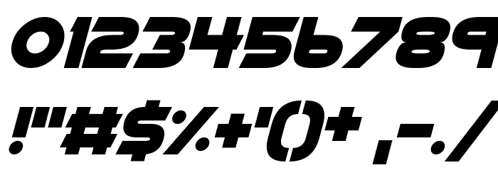 GoGo Poster 2020 Italic Font OTHER CHARS
