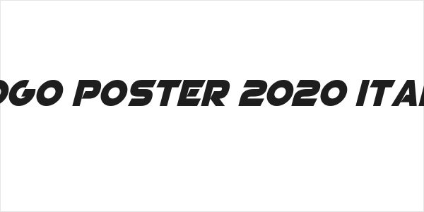 GoGo Poster 2020 Italic Logo