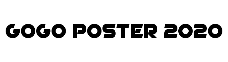 GoGo Poster 2020  免费字体下载